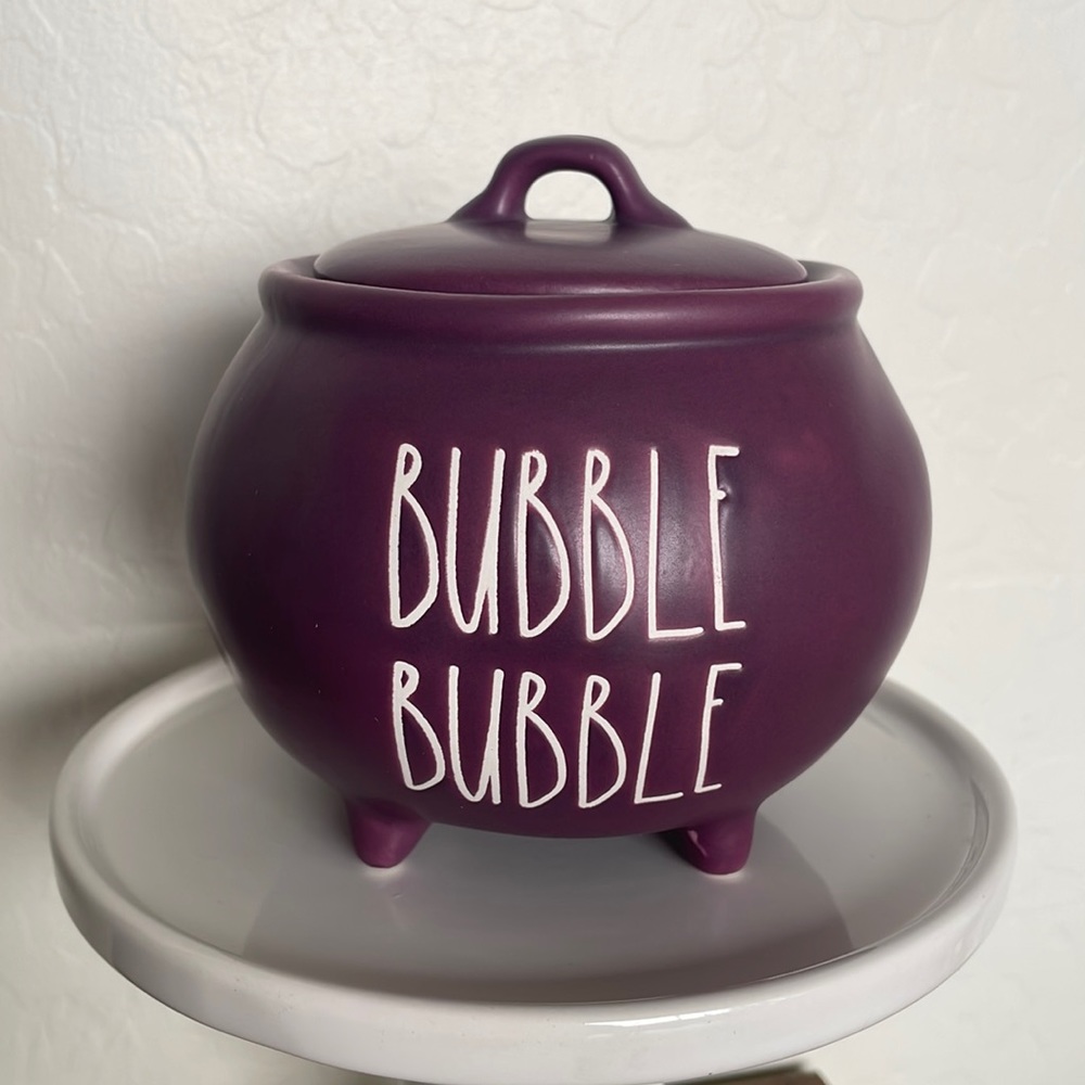 🎇sale! Rae Dunn Halloween Bubble Bubble small caldron canister